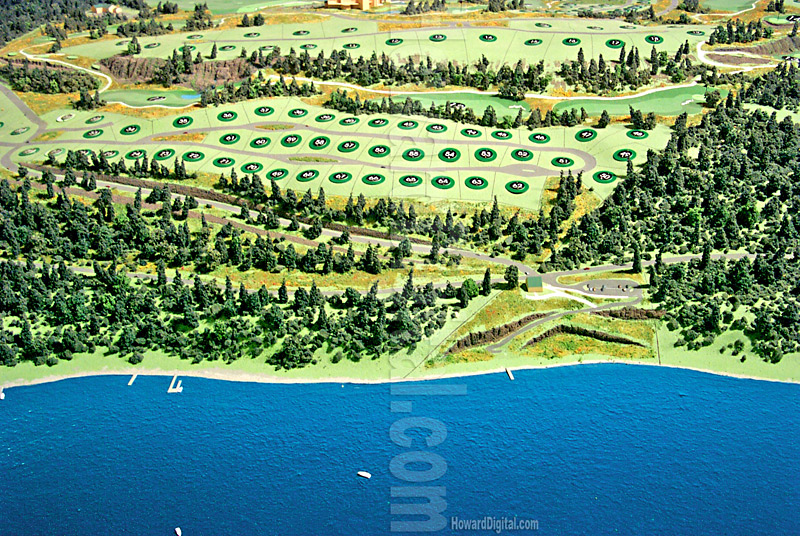 Golf Course Models - The Club at Black Rock Golf Course Model - Coeur d'Alene, Idaho, ID Model-02