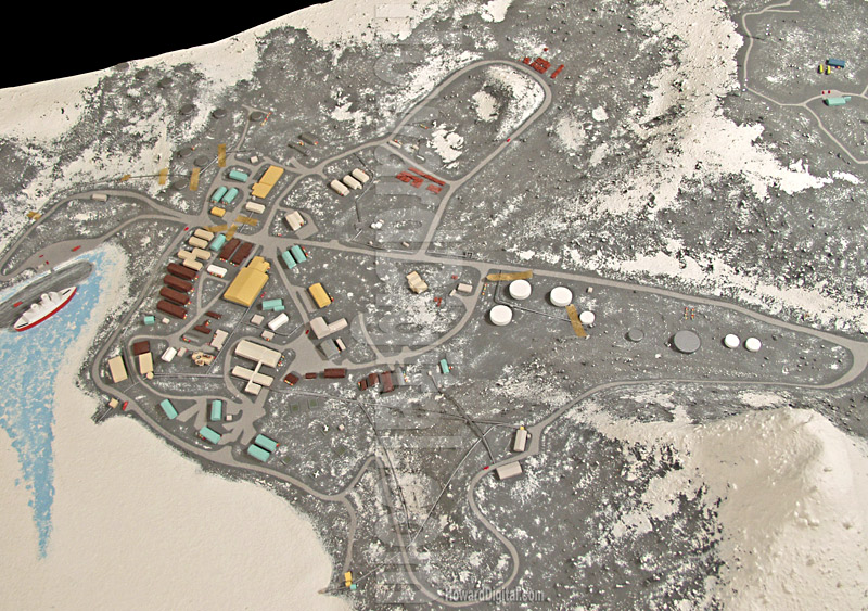 Landform Models - McMurdo Station Model - Antartica