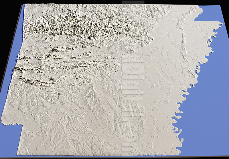 Landform Models - Arkansas Model - Arkansas