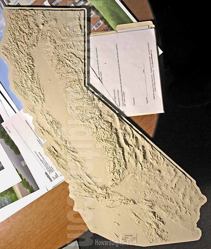 Landform Models - California Model - California