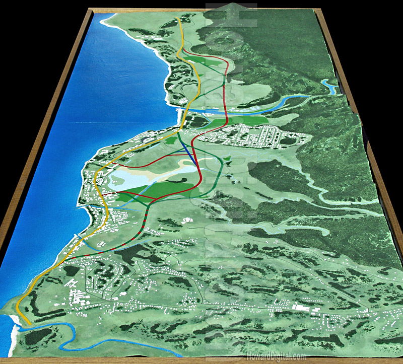 Landform Models - Hawaii Highway Model - Hawaii Highway