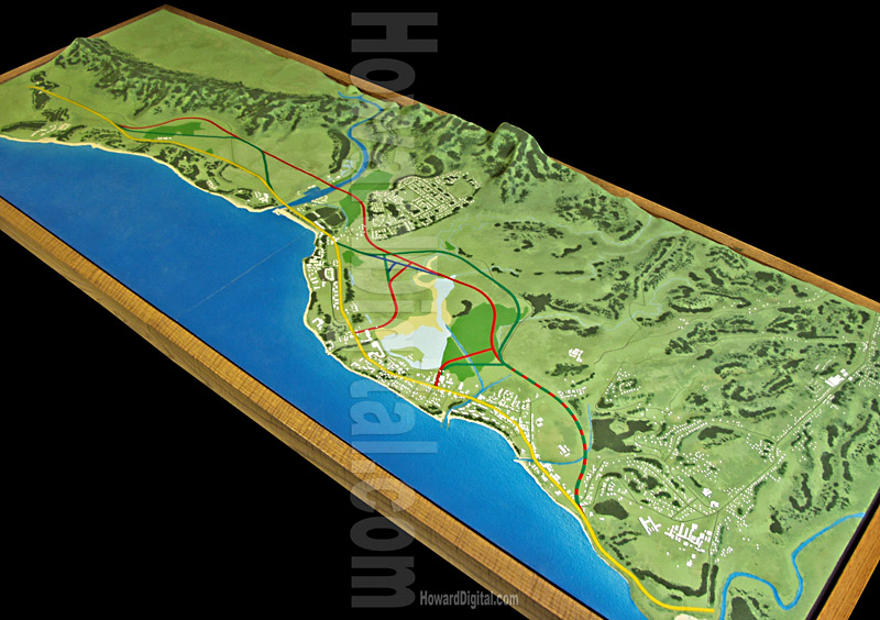 Landform Models - Hawaii Highway Model - Hawaii Highway