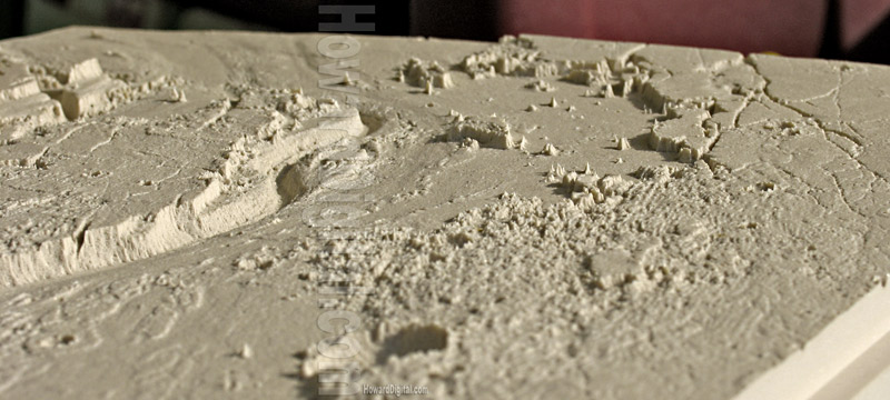 Relief Maps - Kasei Valles Model - Kasei Valles Model-16