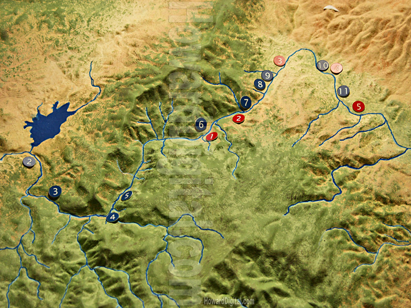 Landform Models - Truckee River Model - Truckee, Nevada, NV