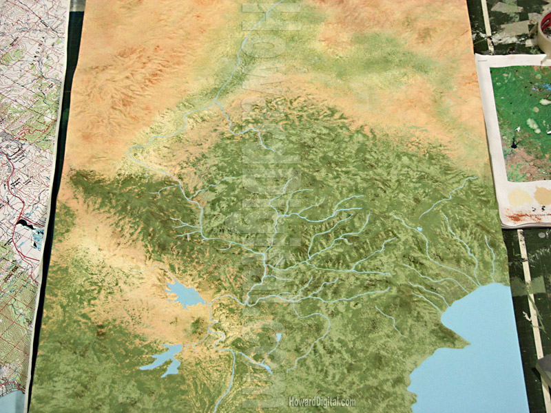 Landform Models - Truckee River Model - Truckee, Nevada, NV