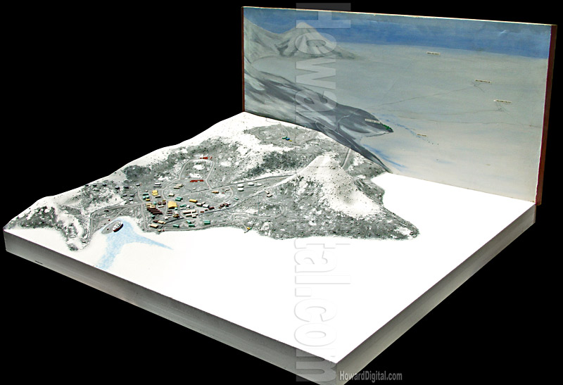 Relief Map - McMurdo Station Relief Map - Antartica