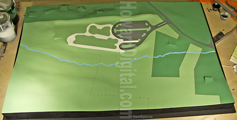 School Architectural Model - Middleton School Site Model - Middleton, Massachusetts, MA Model 04