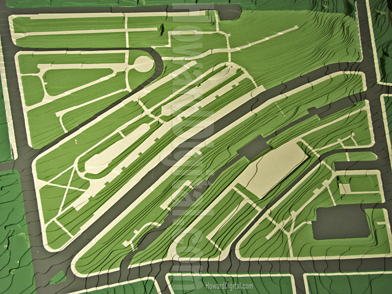 Mulford Gardens Topographic Model - Mulford Gardens Topographic Model - Connecticut, CT