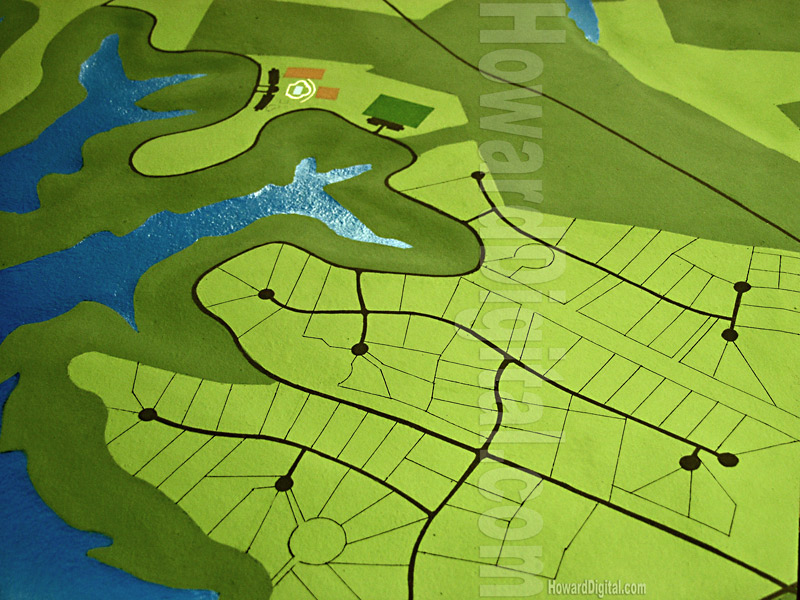 Topography Models - The Farms Topography Model - Charlotte, North Carolina, NC Model-06