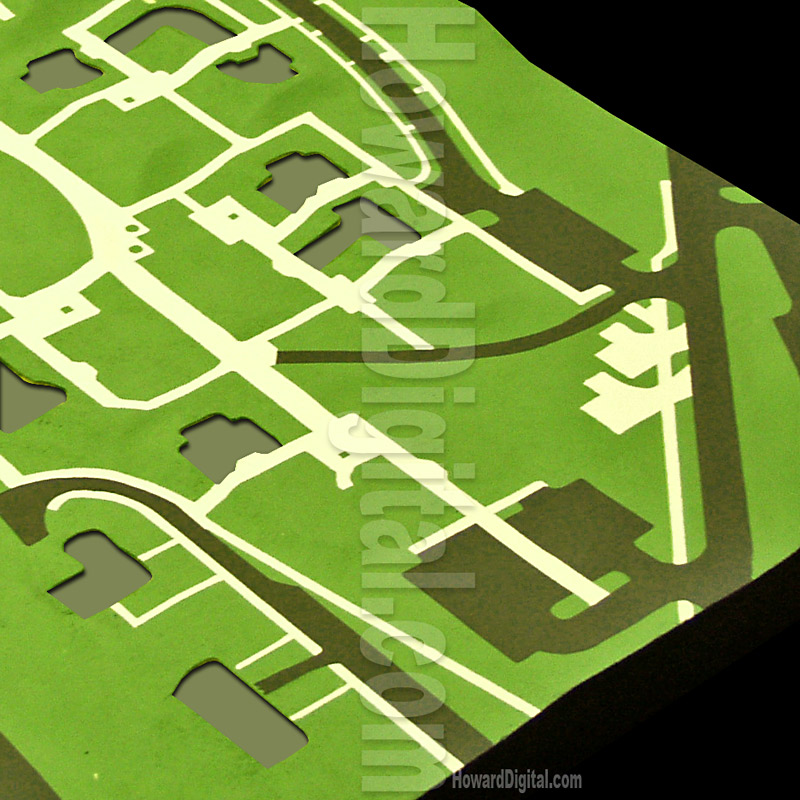 Topography Models - Eastview Terrace Topography Model - State College, Pennsylvania, PA Model-04