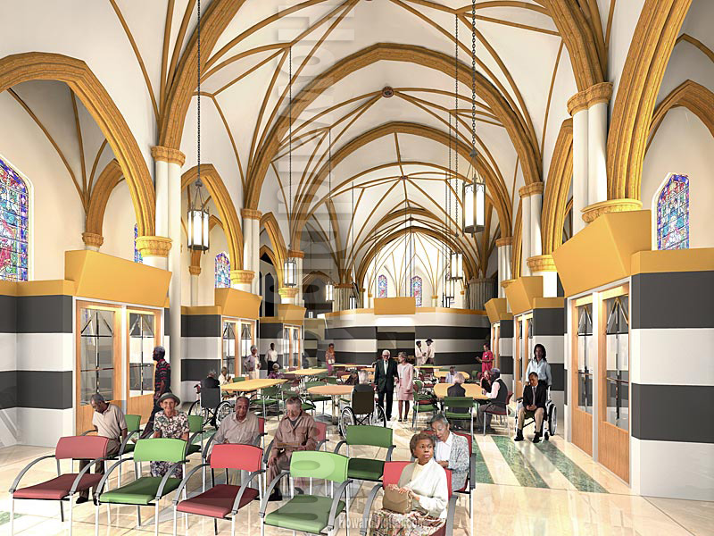 3D Rendering - Pace at St. Cecilia - New Orleans, Louisiana LA -  Blitch Knevel Architects