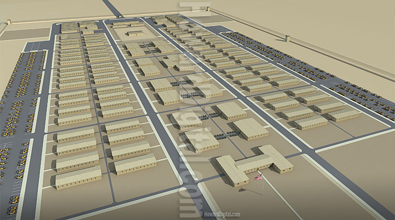 Rendering Architecture Desert Strike