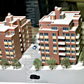 Westwood Terrace Model - Howard Architectural Models