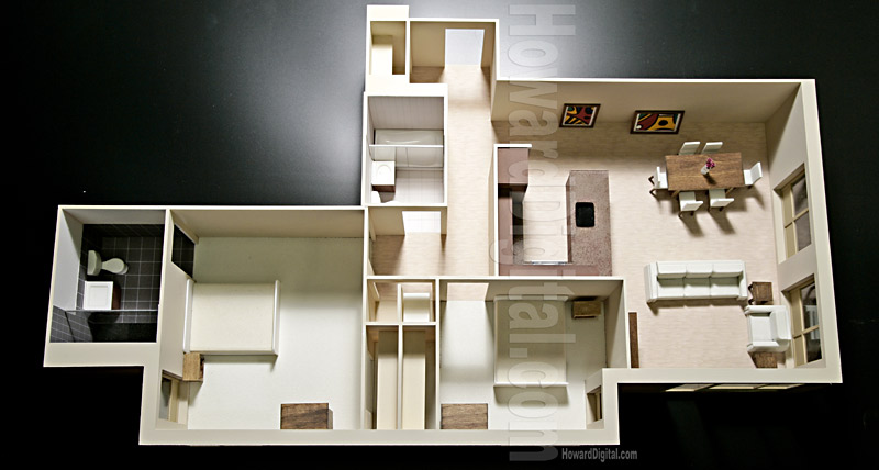 Howard Architectural Greystone Models Westwood Terrace Architectural Model