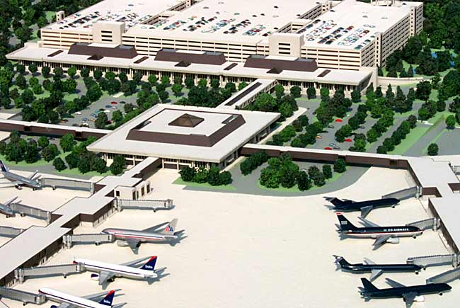 Howard Architectural Models Airport Norfolk Virginia Model