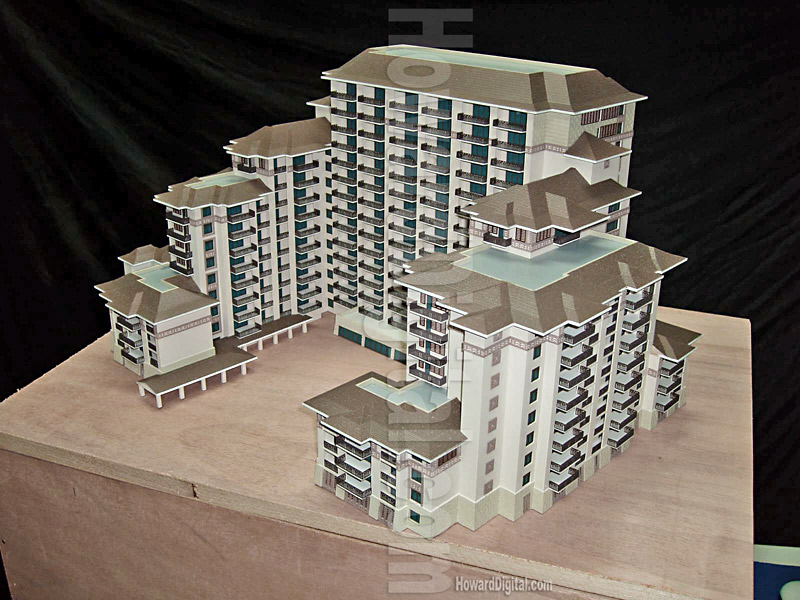 Luxury Villas in Hawaii Architectural Model