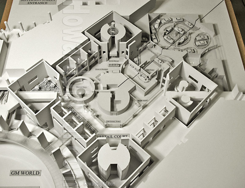 GM - GM Heritage Museum, Renaissance Center, Detroit, MI, Howard Architectural Models