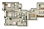 Home Renderings Beach Villas Floor Plans Renderings 1