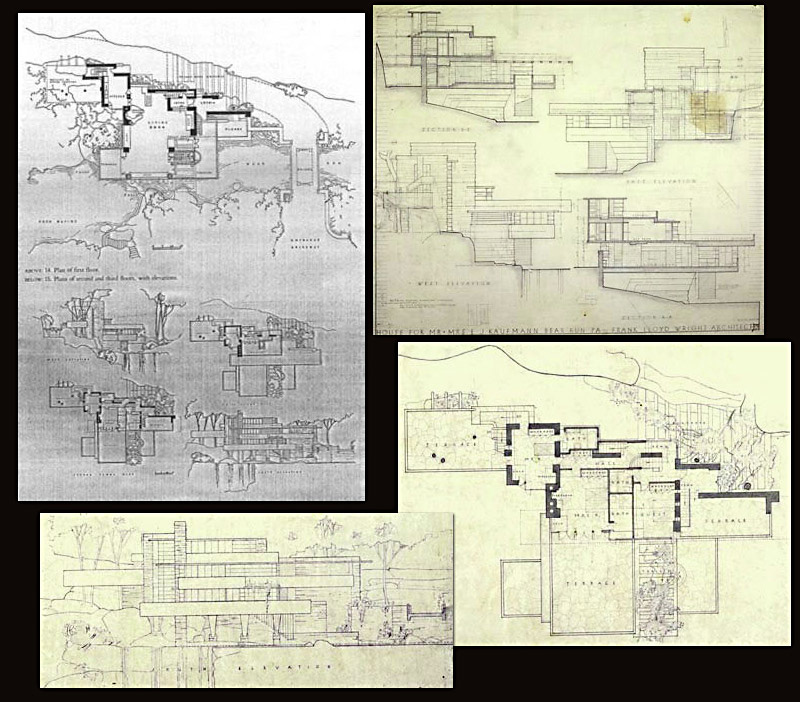 Falling Water Floor Plan