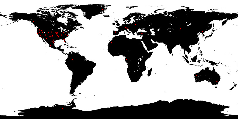 Project Locations around the World